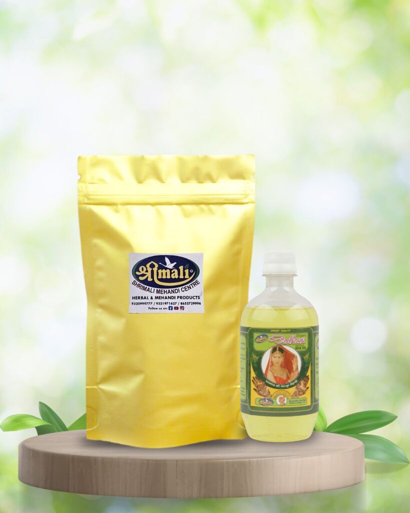 Shrimali Trial Pack – 100gm Mehendi Powder + 50ml Mehendi Oil