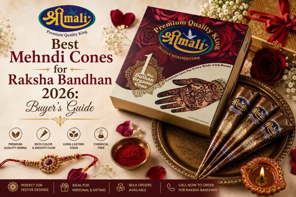organic mehendi cone